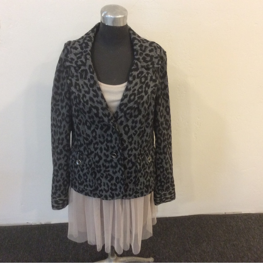 Charter Club Animal Print Blazer